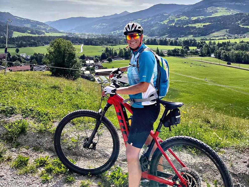 Michaela Dorfmeister unterwegs auf der Dachsteinrunde