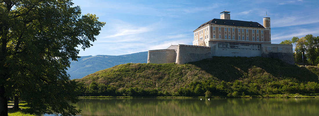 Blick auf Schloss Trautenfels-Pürgg